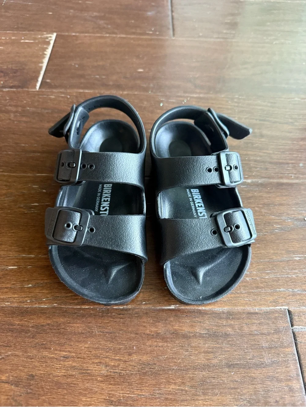 Birkenstock Milano EVA black kids Sz 26 (8) nwot